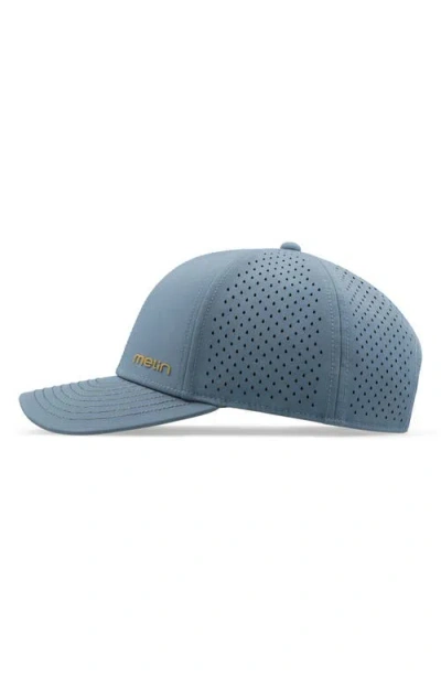 Melin Hydro Compass Snapback Cap In Blue