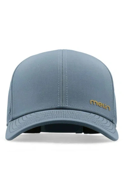 Melin Hydro Compass Snapback Cap In Blue