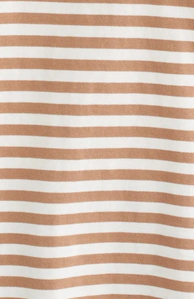 Good American The Overized Stripe T-shirt In Multi