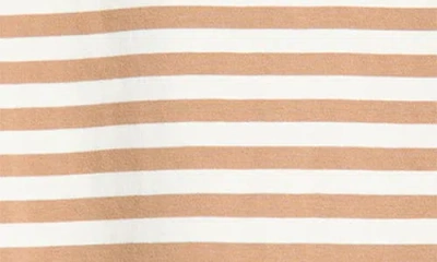 Good American The Overized Stripe T-shirt In Multi