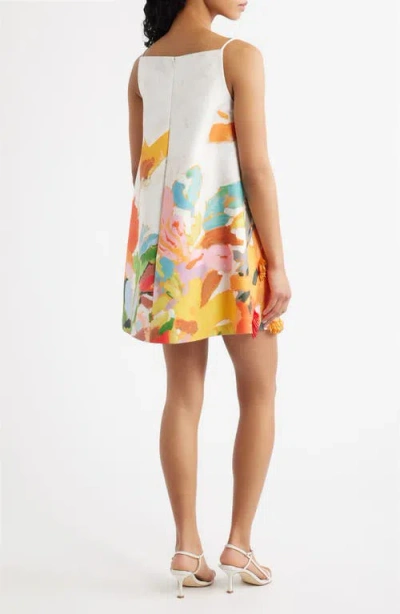 Acler Java Bead-embellished Mini Dress In White