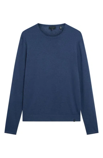Ted Baker Yaen Textured Long Sleeve T-shirt In Multi