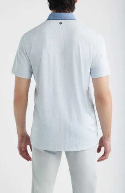 Greyson Iron Serpent Performance Polo In White