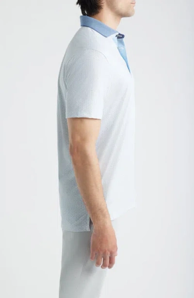 Greyson Iron Serpent Performance Polo In White