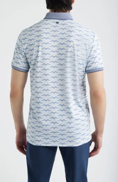 Greyson Silver Stilt Performance Polo In White