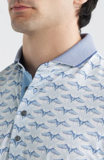 Greyson Silver Stilt Performance Polo In White