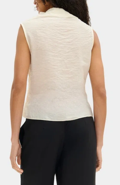 Aligne Dana Cowl Neck Sleeveless Top In Neutral