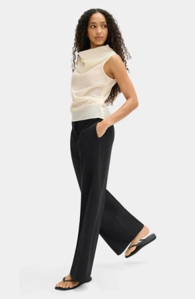 Aligne Dana Cowl Neck Sleeveless Top In Neutral