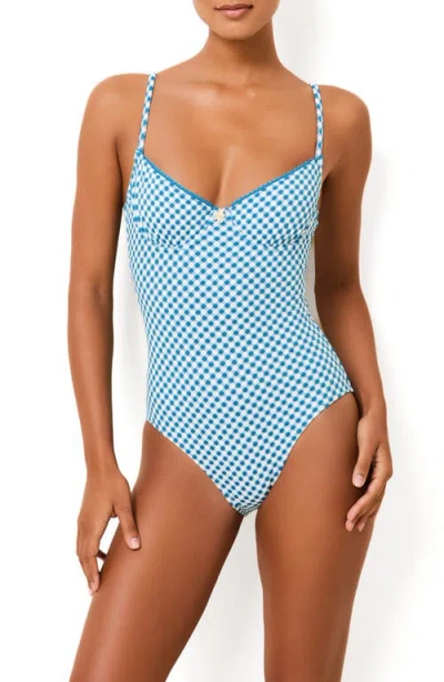Solid & Striped The Taylor Underwire One-piece Swimsuit In Blue