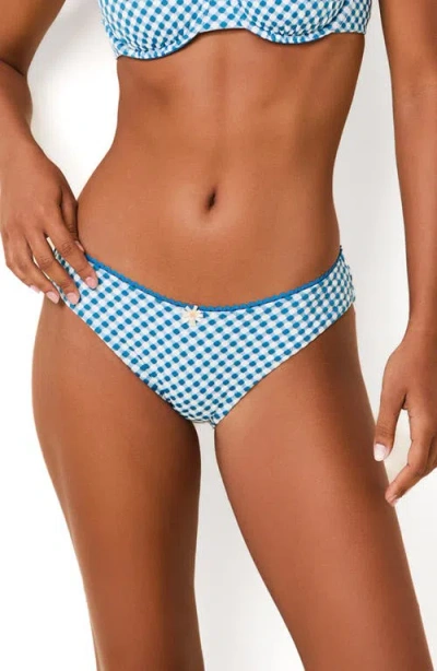 Solid & Striped Daphne Rickrack Trim Bikini Bottoms In Multi