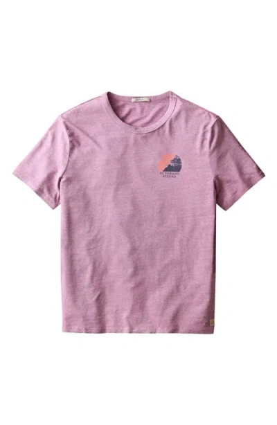 Marine Layer Relaxed Hemp Graphic Tee In Purple