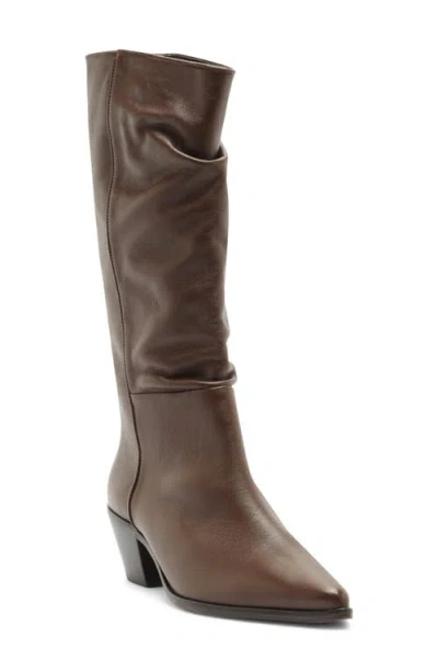 Arezzo Harlowe Tall Boot In Brown