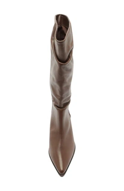 Arezzo Harlowe Tall Boot In Brown