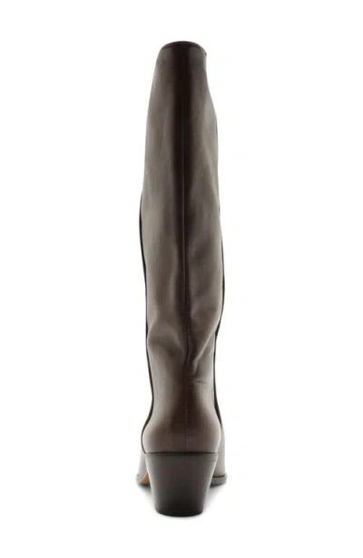 Arezzo Harlowe Tall Boot In Brown