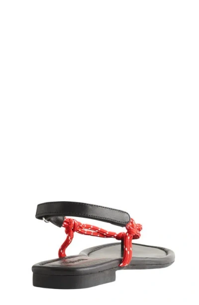 Madewell The Aliyah Paracord Thong Sandal In Red
