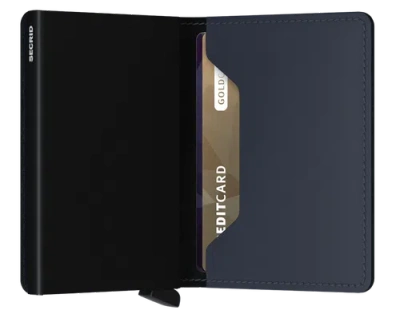 Secrid Slimwallet Matte In Blue