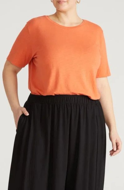 Universal Standard Light As Air Tee Rex T-shirt In Orange