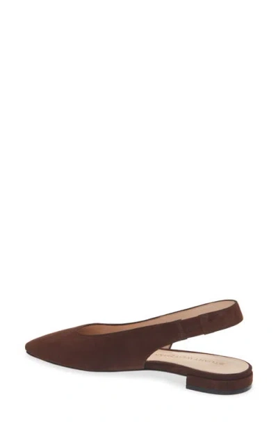 Stuart Weitzman Stassi Slingback Flat In Brown
