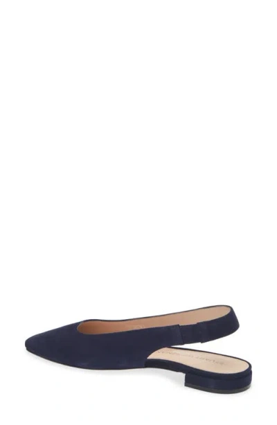 Stuart Weitzman Stassi Slingback Flat In Blue