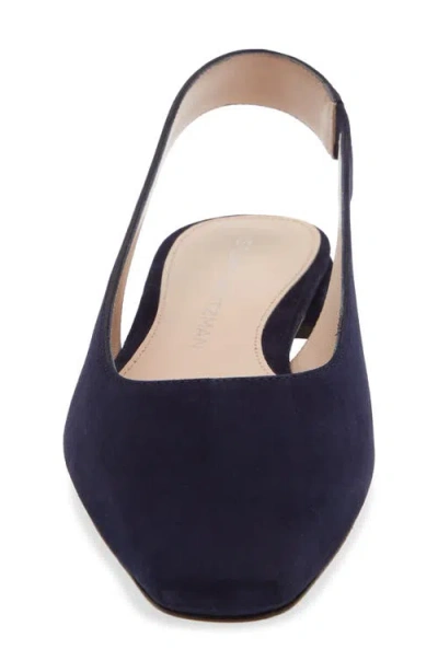 Stuart Weitzman Stassi Slingback Flat In Blue