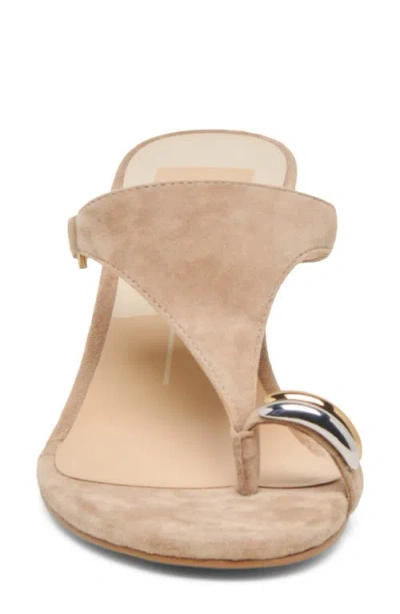 Dolce Vita Derrel Toe Loop Sandal In Brown