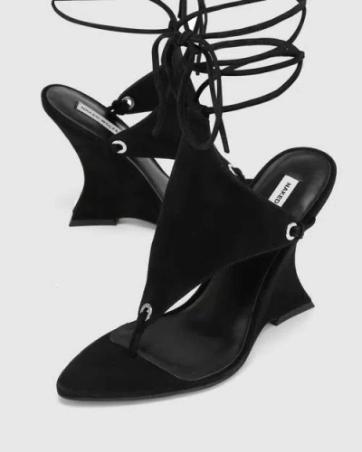Naked Wolfe Rampage Wedge In Black