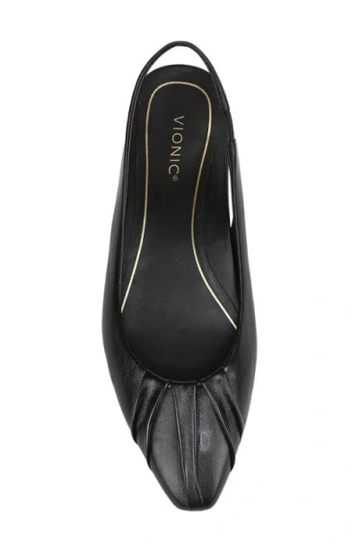 Vionic Gabriella Slingback Flat In Black
