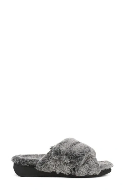 Vionic Relax Ii Slide Slipper In Gray