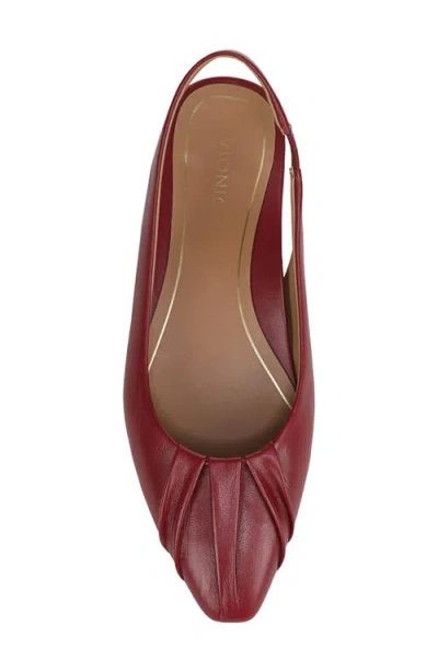 Vionic Gabriella Slingback Flat In Brown