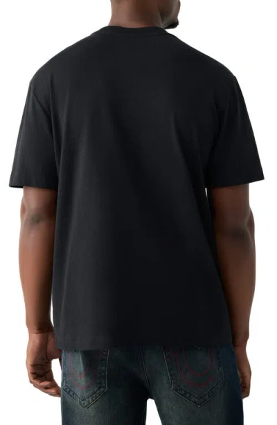True Religion Buddha Face Cotton Graphic T-shirt In Black