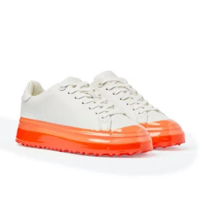 Mallet Grftr Dip Low-top Platform Trainers In White