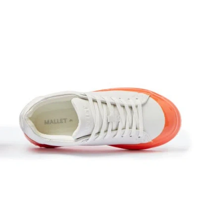 Mallet Grftr Dip Low-top Platform Trainers In White