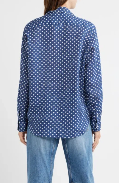 Frank & Eileen Eileen Relaxed Button-up Shirt In Blue