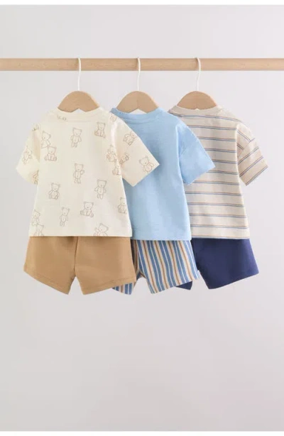 Next 6-pack Tees & Shorts Set In Multi