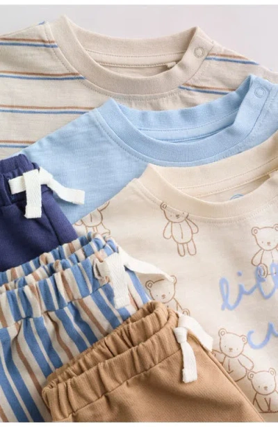 Next 6-pack Tees & Shorts Set In Multi