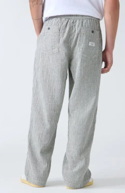 Guess Stripe Drawstring Pants In Multi