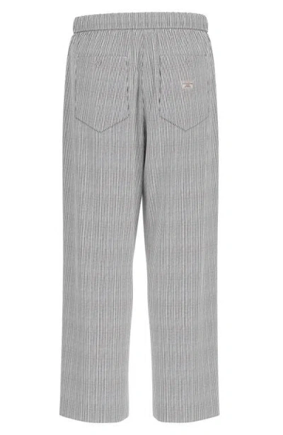 Guess Stripe Drawstring Pants In Multi