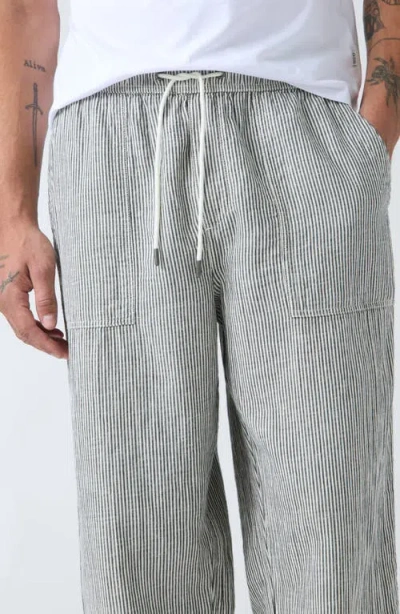 Guess Stripe Drawstring Pants In Multi
