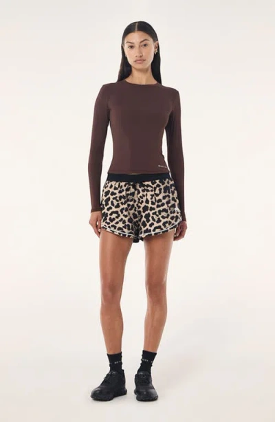 P.e Nation Linear Drawstring Shorts In Black