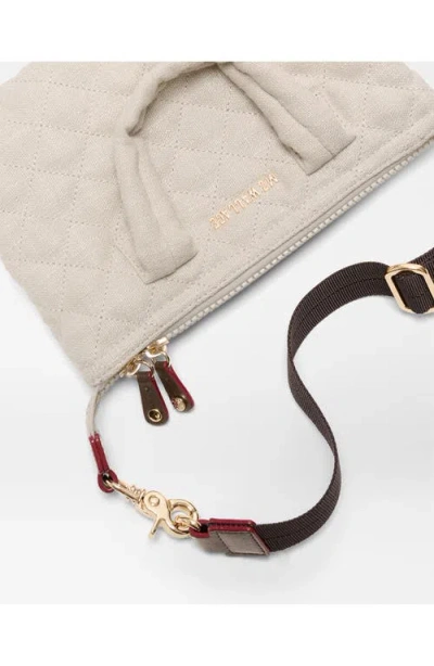 Mz Wallace Micro Sutton Tote In Neutral