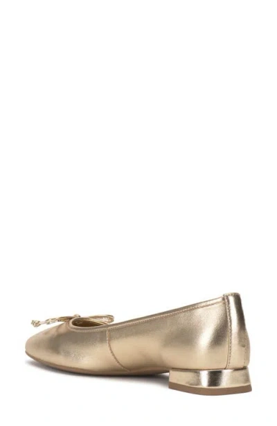 Vince Camuto Jenlea Ballet Flat In Gold