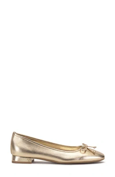 Vince Camuto Jenlea Ballet Flat In Gold