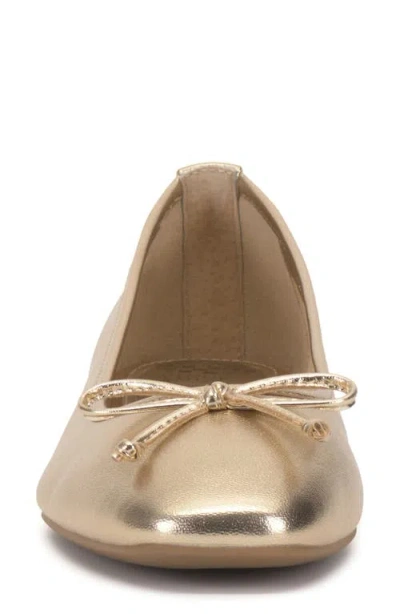 Vince Camuto Jenlea Ballet Flat In Gold
