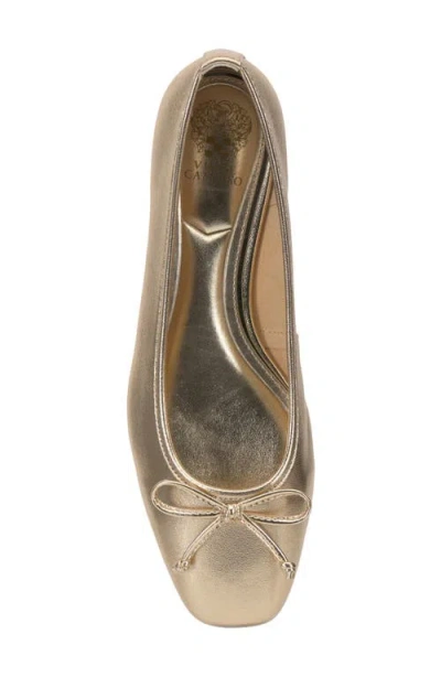 Vince Camuto Jenlea Ballet Flat In Gold