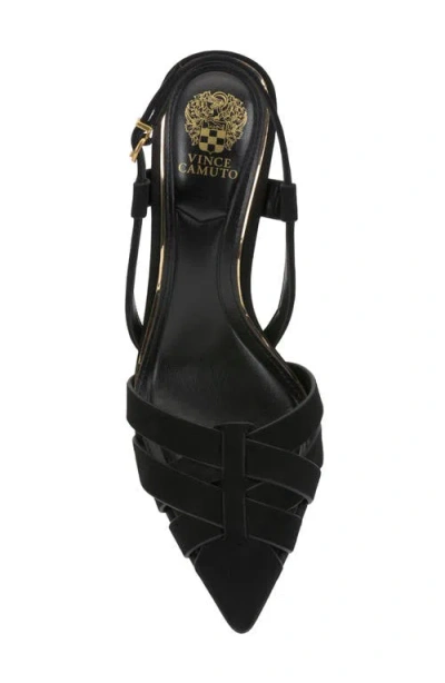 Vince Camuto Marsia Slingback Pointed Toe Pump In Black
