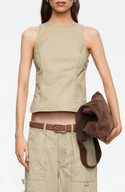 Lioness Harmony Open Back Panel Top Co-ord In Brown