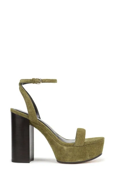 Favorite Daughter Ruby Ankle Strap Platform Sandal In Green