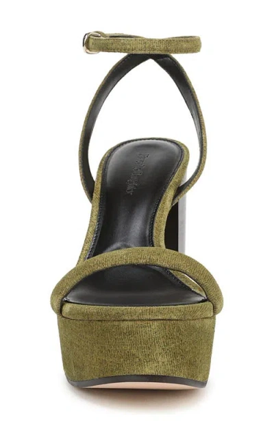 Favorite Daughter Ruby Ankle Strap Platform Sandal In Green
