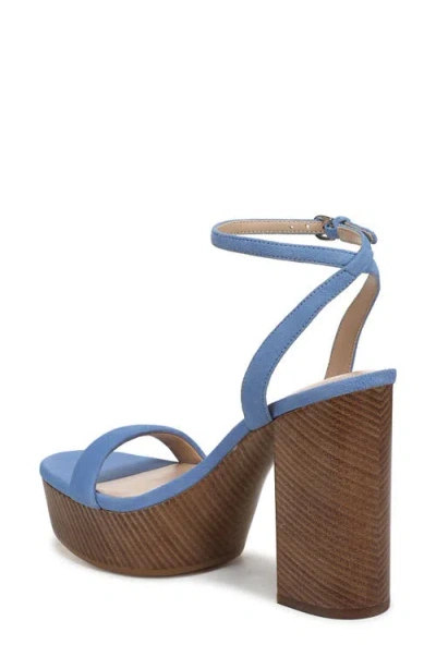Favorite Daughter Ruby Ankle Strap Platform Sandal In Blue