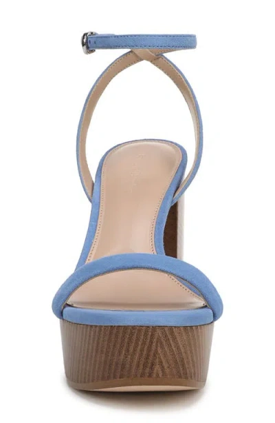 Favorite Daughter Ruby Ankle Strap Platform Sandal In Blue